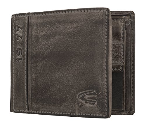 camel active Melbourne - Monedero (12 cm), Negro (Negro) - 247 702 60