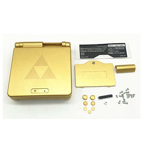 Carcasa de oro para GBA SP Gameboy Advance SP