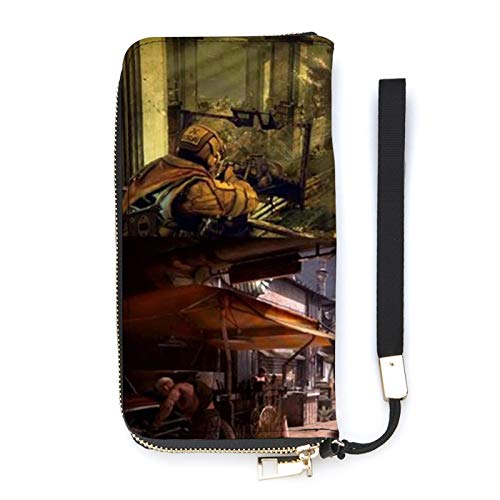 Cartera de cuero VerticalAcción-Aventura Juego de Shooter Juego Aventura Estrategia Videojuego Compartir Digital Videojuego