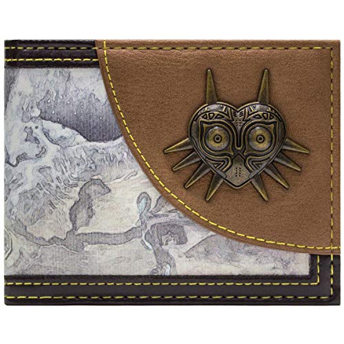 Cartera de Nintendo Zelda Majora`s Mask marrón