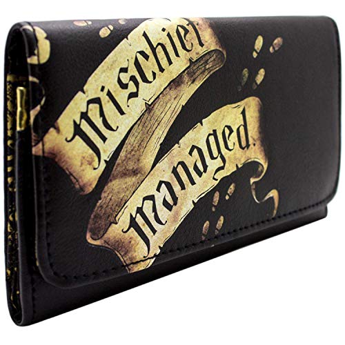 Cartera de Warner Harry Potter Mapa de los merodeadores Negro