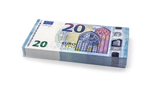 Cashbricks® 100 x €20 Euro (New 2015) Dinero de Juguete (reducidos al 75 % del tamaño Original)