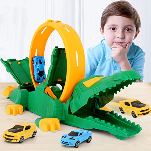 casome New Edition Stunt Jump Extreme - Track Car, Track Racer Race Cars Fun Toy Playset para Niños, 3D Car Playset para Niños Niños Juguetes Fun Play Hotwheels Action Energy Track Set