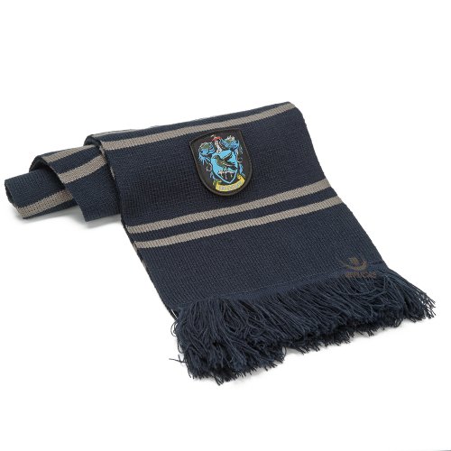 Cinereplicas - Harry Potter - Bufanda - Licencia Oficial - Casa Ravenclaw - 190 cm - Azul y Gris