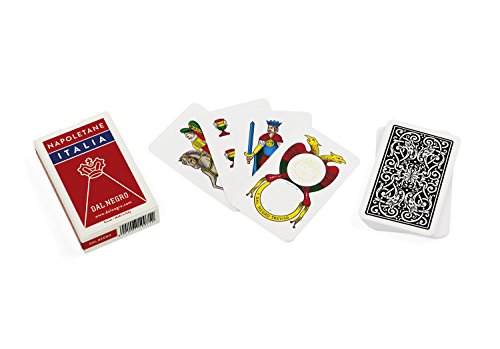 Dal Negro 10071 – Napoletane Italia - Juego de Cartas regionales, Estuche Rojo