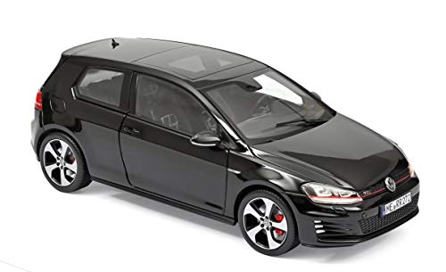 DataPrice Maqueta Golf GTI 2013 Black. Color Negro. Escala 1:18. Norev 188550