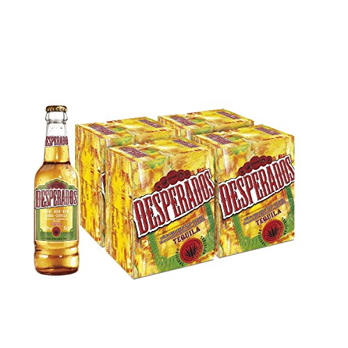 Desperados Cerveza - 4 Packs de 6 Botellas x 250 ml - Total: 6 L