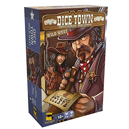 Dice Town Wild West - Juego de Cartas (edición Francesa)