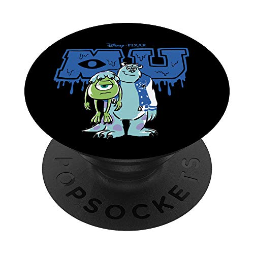 Disney and Pixar's Monsters U Sulley and Mike Paint Drip PopSockets Agarre y Soporte para Teléfonos y Tabletas