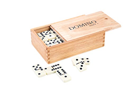 Engelhart - Domino Establece Doble 9" en Madera - 250123