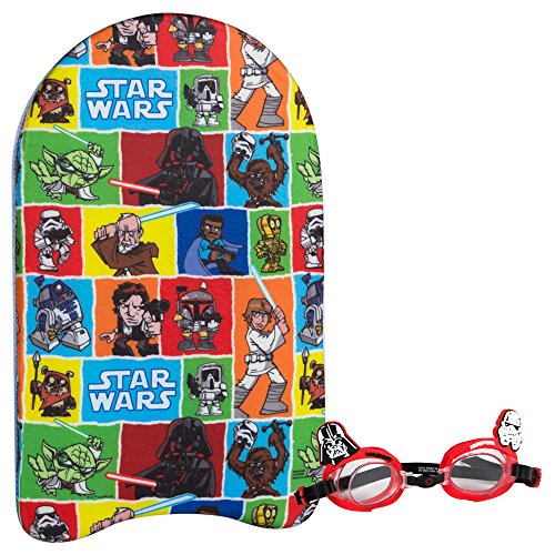 Eolo - STAR WARS Gafas & tabla natación 27x4x44 cm (ColorBaby 53494)