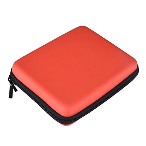 Fossen EVA Protección Almacenamiento Caja Funda Soporte con Asa Bolsa de Transporte Organizador (Rojo)