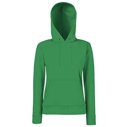 Fruit of the Loom Sudadera para mujer,verde(Kelly verde) M