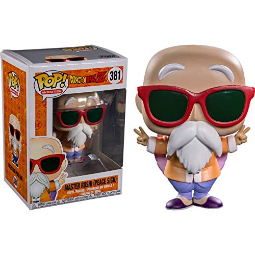 Funko - Figura Dragon Ball Z-Master Roshi Exclusive (Peace Sign), Multicolor, 32499