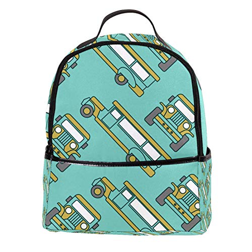 FURINKAZAN Aqua Cars - Mini mochila de piel sintética