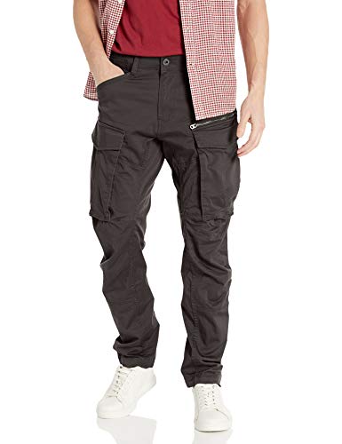 G-STAR RAW Rovic Zip 3D Tapered, Pantalones para Hombre, Negro (raven), W32/L34