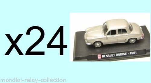 Générique Set of 24 Cars Renault Ondine 1961 1/43 - Collectible Car