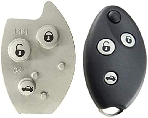 Goma 3 Botones para Mando Carcasa Llave de Citroen C5 XSARA botonera Pad