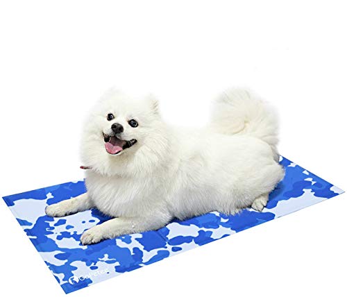 GoPetee Alfombrilla de Refrigeración para Mascotas Cama de Perro y Gato para Verano Animales Manta de Dormir Fresco Cojín