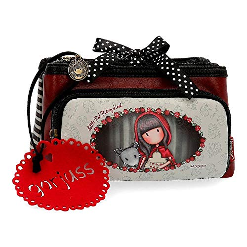 Gor-juss Little Red Riding Hood Neceser Pequeño Tres Compartimentos, Multicolor, 20 cm