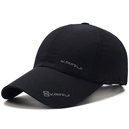 Gorra de béisbol de los Hombres de Verano Gorra de protección Solar de Secado rápido al Aire Libre Gorra de Sol de protección Solar UV 2 Ajustable