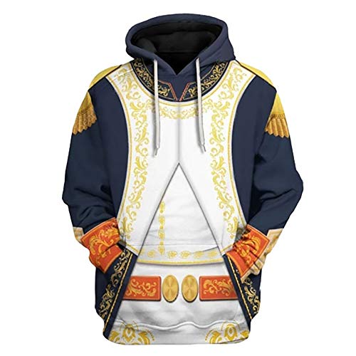 Historical Sudadera Joachim Napoleon Murat para impresión 3D Cosplay ropa deportiva uniforme para celebridades fans