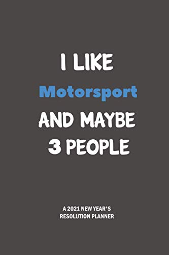 I like Motorsport and maybe 3 people: lined notebook planner for Motorsport