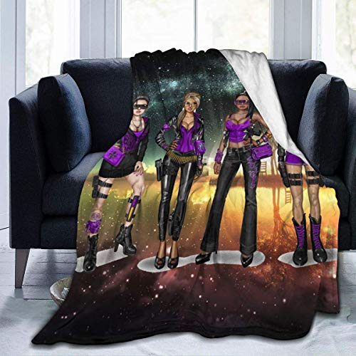 IUBBKI Saints Row The Third Flannel Fleece Velvet Plush Soft Throw Blanket 100% Manta de Franela de Microfibra