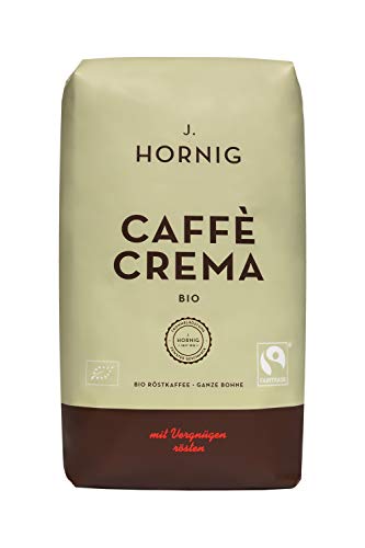J. Hornig Café en grano de tueste natural Bio, Orgánico, 1000g, arrostito e confezionato in Austria