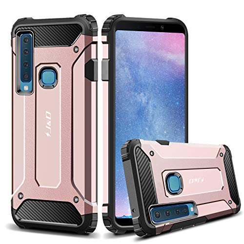 J&D Compatible para Galaxy A9 2018 Funda, Galaxy A9 Star Pro 2018 Funda, [Armadura Delgada] [Doble Capa] [Protección Pesada] Híbrida Resistente Funda Protectora y Robusta para Samsung Galaxy A9 2018