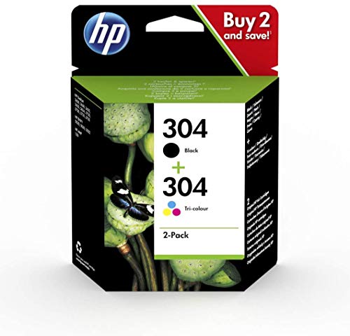 Juego de 2 Cartuchos de Tinta HP 304 HP 3JB05AE