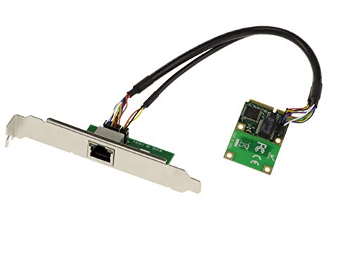 KALEA-INFORMATIQUE. Tarjeta Controlador Mini PCIe (mPCIe), 1 Puerto LAN Gigabit Ethernet 10 100 1000 Mbps. MiniPCIe. CHIPSET Intel 82574