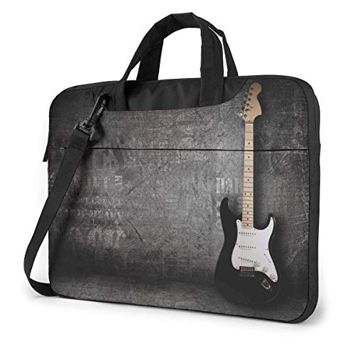 Lawenp Estuche para computadora portátil Funda para computadora Funda para guitarra Guitarra Maletín impermeable para hombro 13 14 15.6 pulgadas