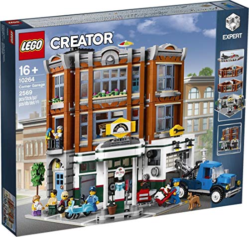 LEGO Creator Expert - Taller de la Esquina, Juguete de Maqueta de Edificio para Construir con Vehículos y Minifiguras (10264) , color/modelo surtido