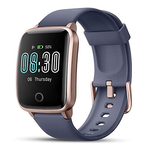 LIFEBEE Smartwatch, Reloj Inteligente Impermeable IP68 con Monitor de Sueño Pulsómetros Cronómetros Contador de Caloría, Pulsera de Actividad Inteligente para Hombre Mujer niños con iOS y Android