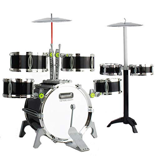 LINGLING-Tambor Baterías y percusión niños del Tambor Musical Big Band Kids Rock Drum Kit Juego de cumpleaños Gift Set Tambores platillos Instrumento Musical Jugar Juego de p