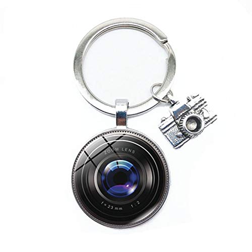 Llavero Popular Llavero Cámara Colgante con Lente SLR Photography Entusiasta Personalidad Joyería Regalo Entre Amigos (Color : 5, Size : 6 cm)