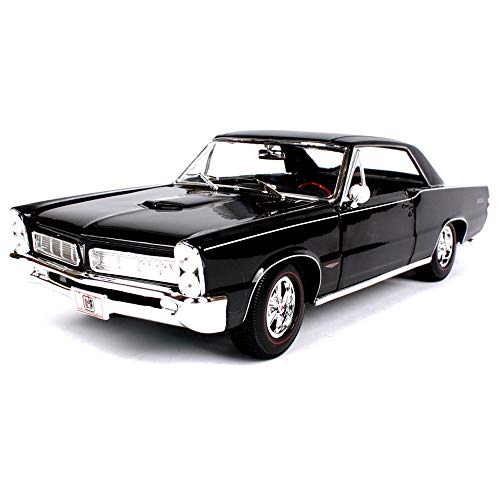 LMEI-Cars 1965 Pontiac GTO Modelo De Coche 1:18, SimulacióN EstáTica De AleacióN De AutomóViles Modelo De FundicióN A PresióN, Puerta Y Capó Se Pueden Abrir, La Mejor ColeccióN De Regalos