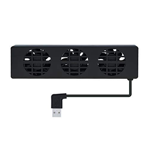 Mcbazel DOBE USB ventilador de refrigeración externo para Nintendo Switch Dock - Negro