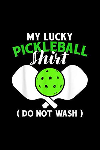 My Lucky Pickleball Funny Sport Tournament: Journal, Lined Notebook, 120 Blank Pages, Journal, 6x9 Inches, Matte Finish Cover