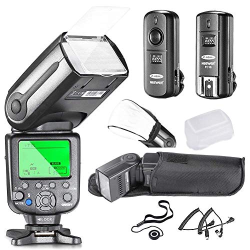 Neewer 10081493 Kit esclavo flash speedlite para cámara réflex digital Nikon