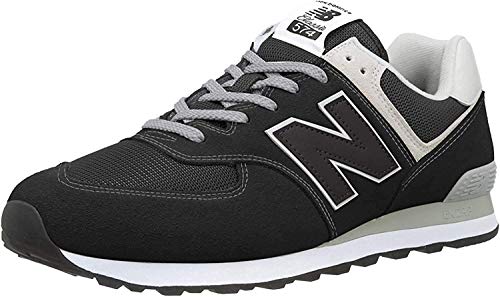 New Balance Hombre 574v2-core Trainers Zapatillas, Negro (Black), 42.5 EU