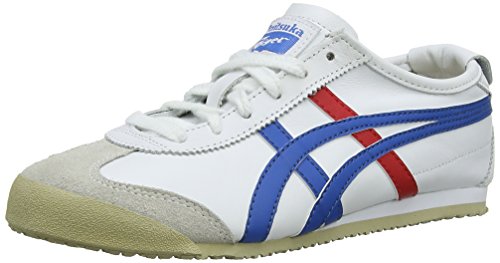 Onitsuka Tiger Mexico 66, Zapatillas Unisex Adulto, Blanco (White/Blue 146), 45 EU