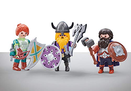 Outletdelocio. Playmobil 6588. Conjunto 3 Guerreros Enanos