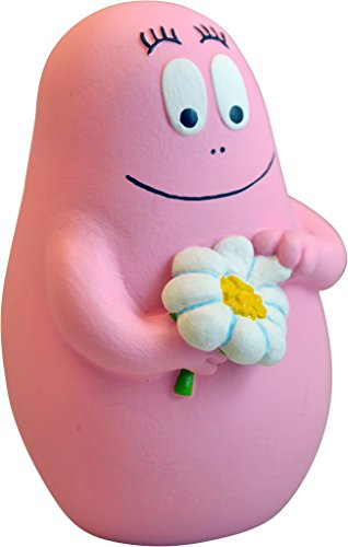 Plastoy- Barbapapa-BARBAPA w Flower MONEYBOX 10cm