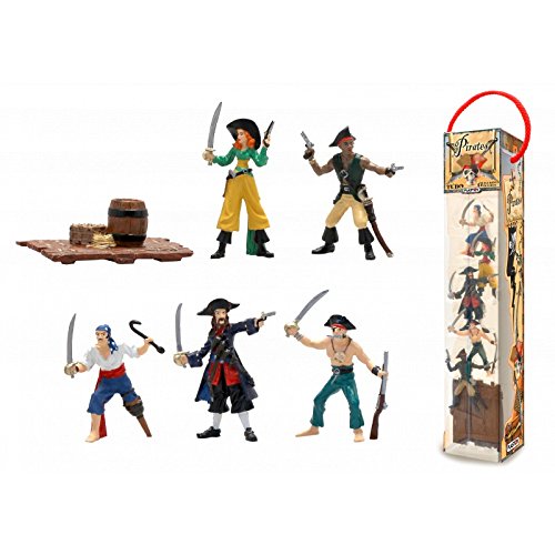 Plastoy – Figura – Tubo Pirates –  – Juego de 6, 70386