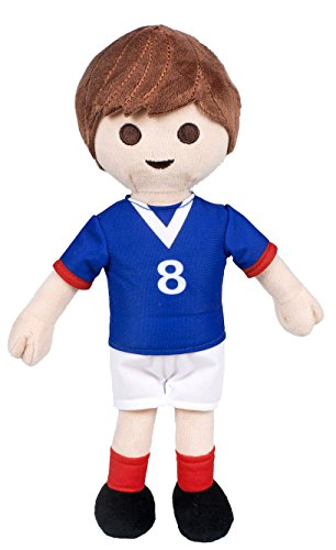 playbyplay PLAYMOBIL - Peluche Exclusivo Jugador de Fútbol Francia - 30 Cm