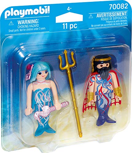 PLAYMOBIL- Duo Pack Playset de Figuras, Color carbón (70082)