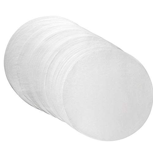 Práctico papel de hamburguesa para hamburguesas perfectas, 250 unidades, papel de cera de 15 cm de diámetro, papel encerado para asar, papel antiadherente, accesorio de barbacoa premium