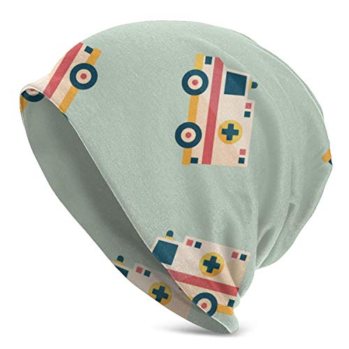 Qefgjbw Transportation Ambulance - Gorro de punto diario para hombre y mujer, Toucan y hojas